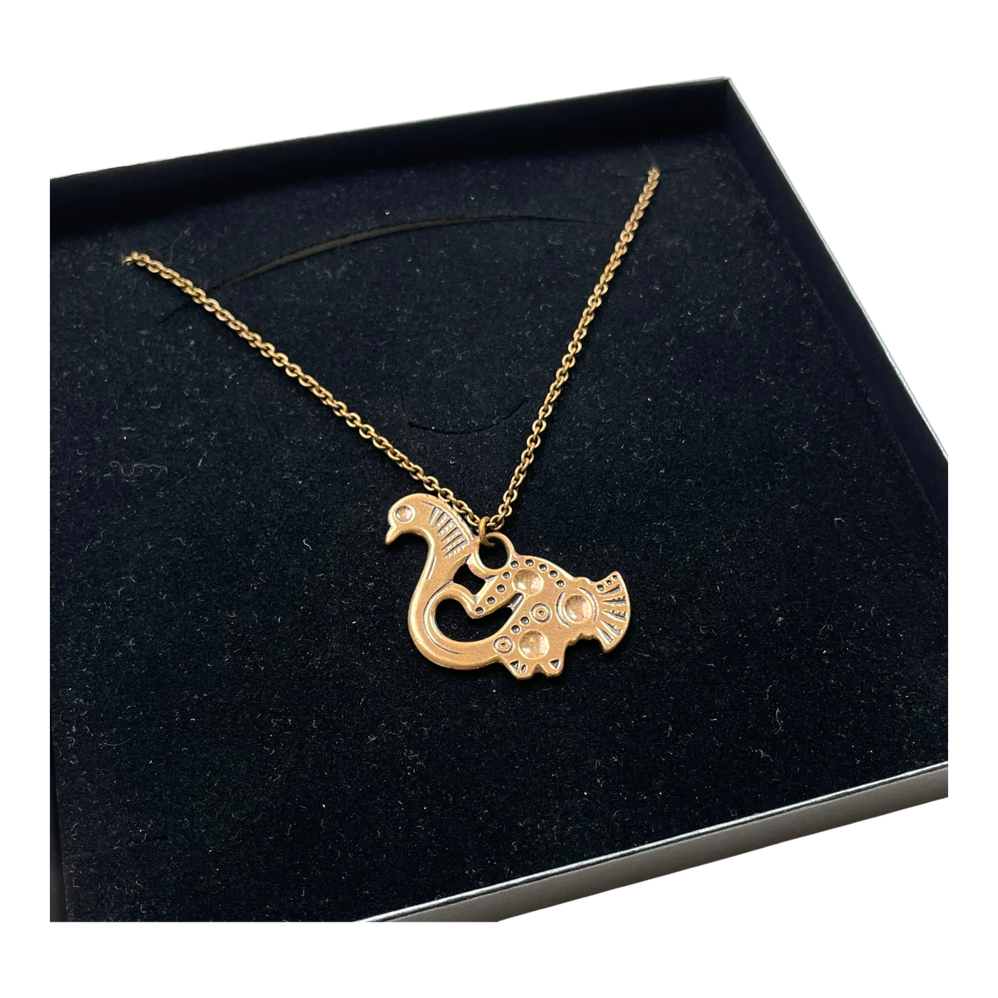 Kalevala Koru tampereen lintu necklace, bronze