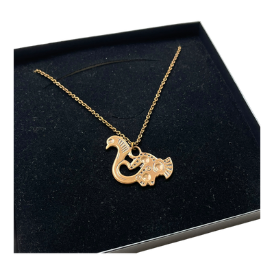 Kalevala Koru tampereen lintu necklace, bronze