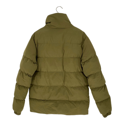 Embassy of Bricks and Logs union down jacket, olive green | unisex M