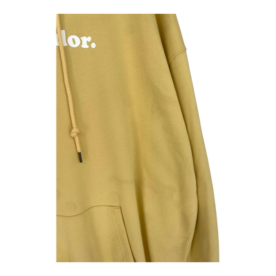 Embassy of Bricks and Logs hoodie, yellow | unisex L