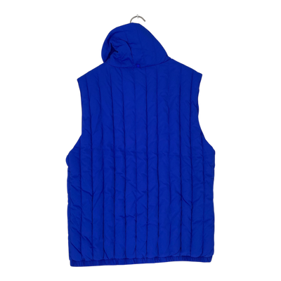 Embassy of Bricks and Logs broman puffer vest, blue | unisex L
