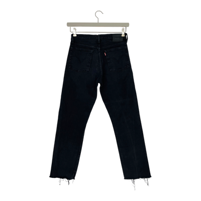 Levi's wedgie straight jeans, black | woman W26