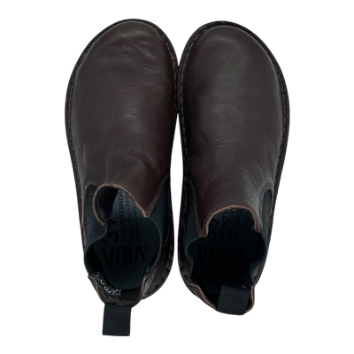 VIBAe Helsinki leather boots, cocoa brown | 39
