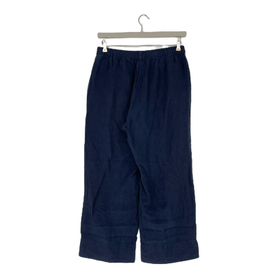 Marimekko lampere linen pants, midnight blue | woman L