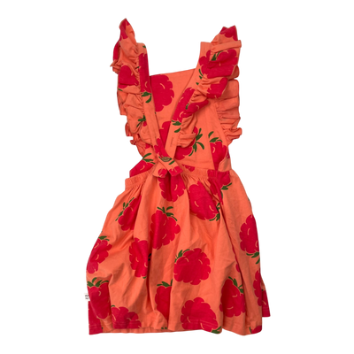 Mainio sleeveless frill dress, flower | 110/116cm
