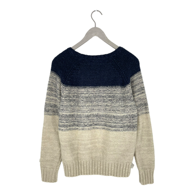 Peak Performance melba knit, dark blue/vanilla | woman L
