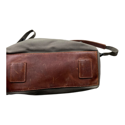 Harold's Bags wax backpack, khaki/brown