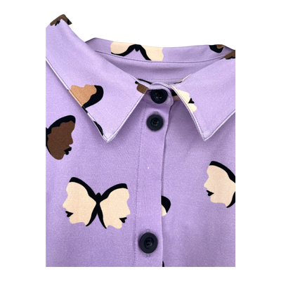 Yo Zen button shirt dress, butterfly | woman M/L