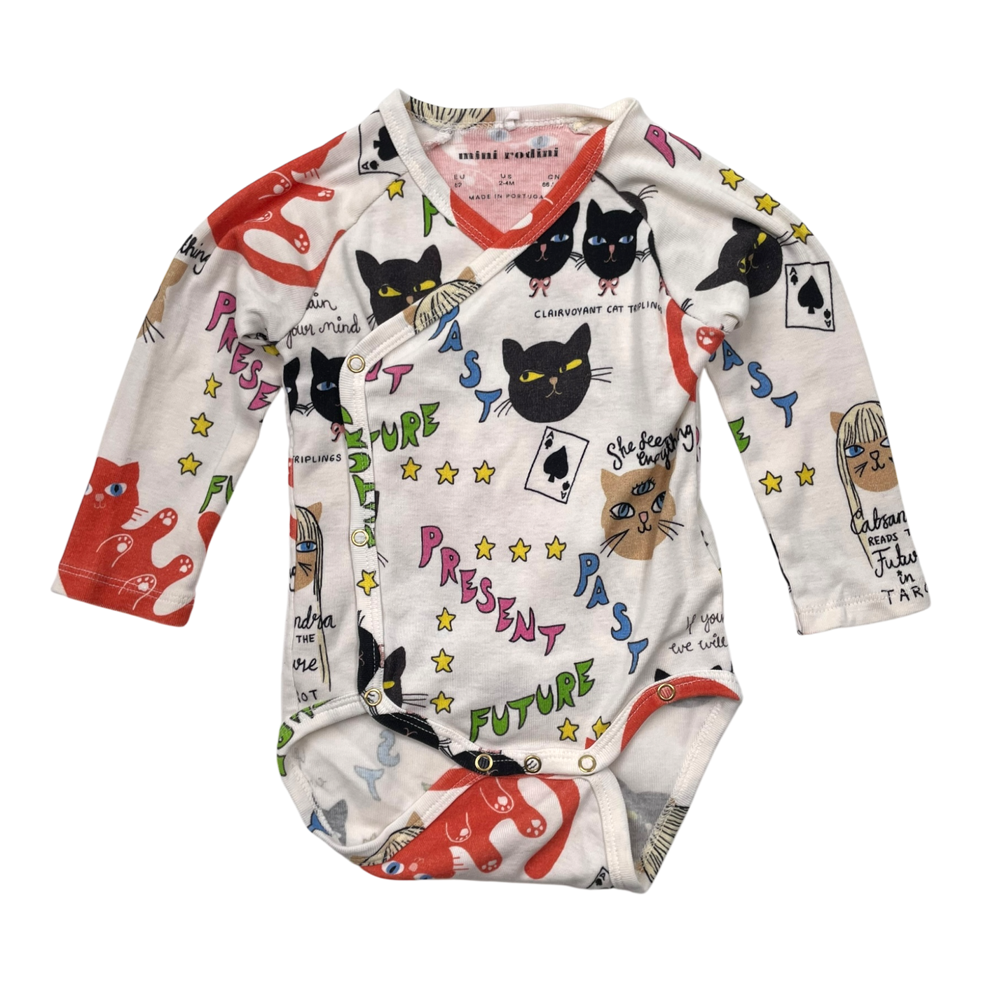 Mini Rodini body, cats | 62cm