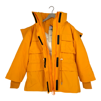 Embassy of Bricks and Logs norfolk parka, orange | unisex S