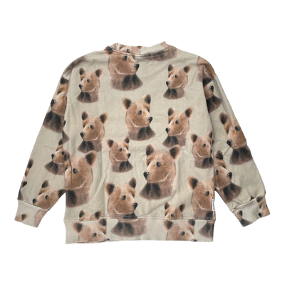 Metsola sweatshirt, bear | 110/116cm