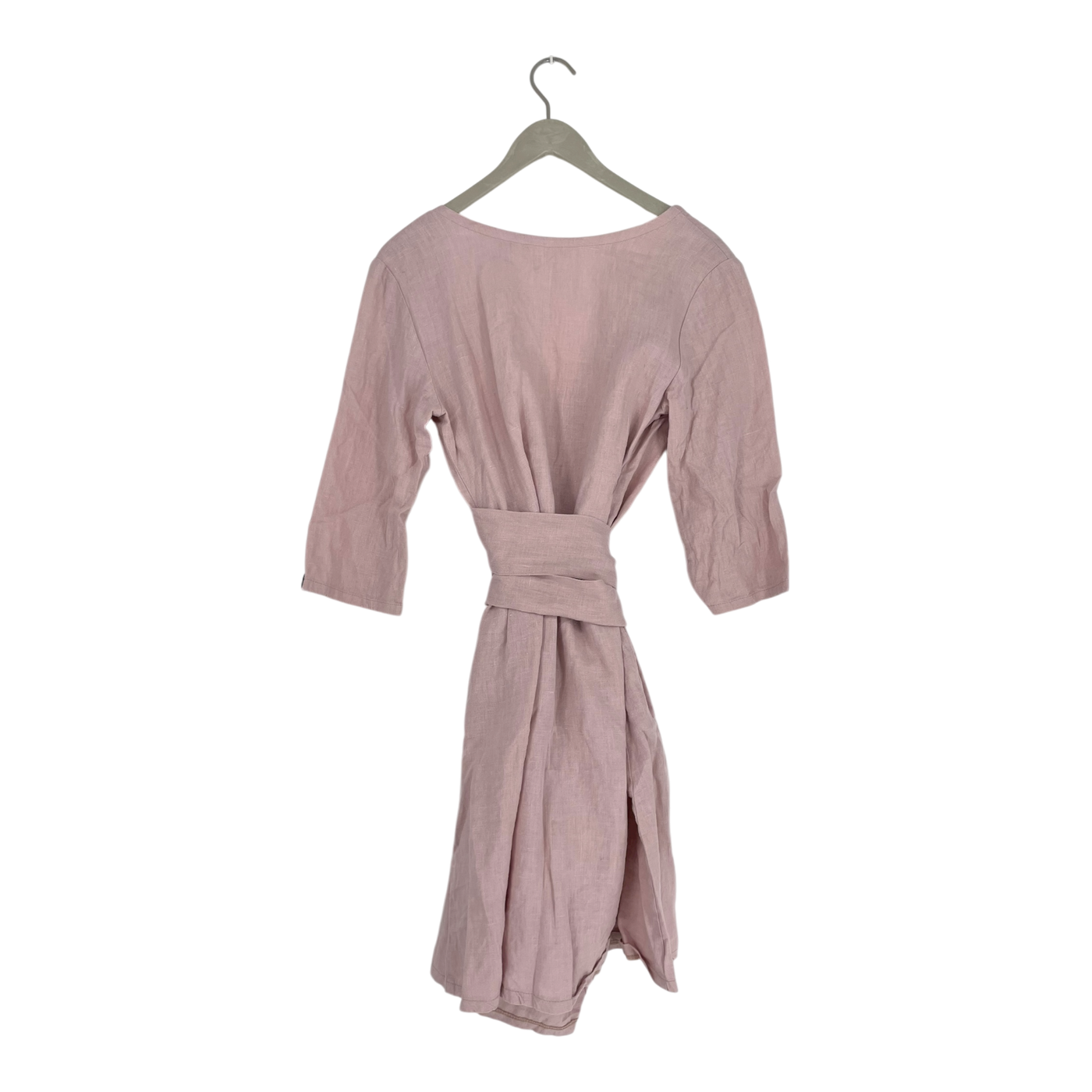 Nakoa linen wrap dress, rose | woman S