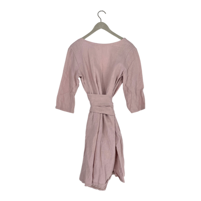 Nakoa linen wrap dress, rose | woman S
