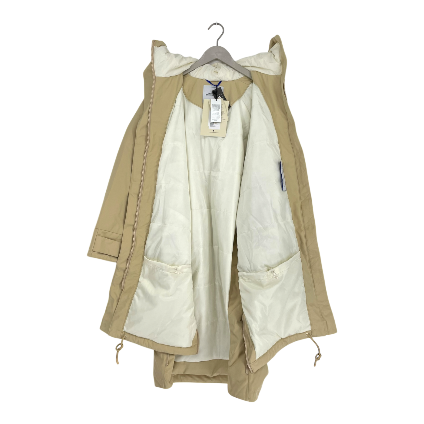 Embassy of Bricks and Logs montebello coat, sand | unisex S
