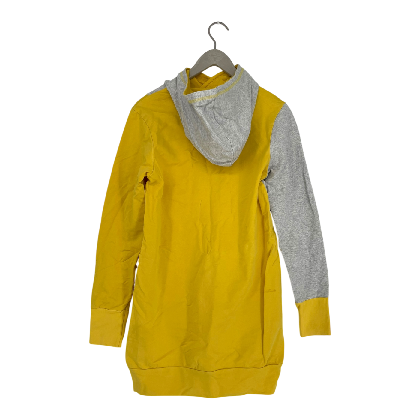 Ommellinen hoodie tunic, grey/yellow | woman M
