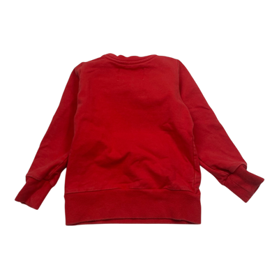 Gugguu sweatshirt, red | 98cm