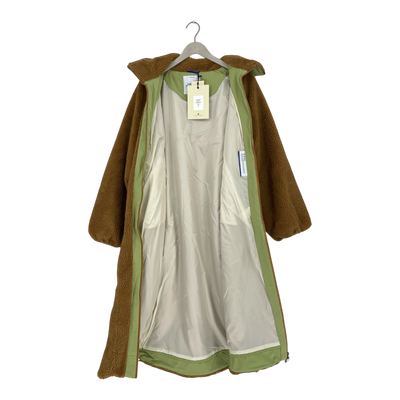 Embassy of Bricks and Logs lille sherpa teddy coat, caramel | woman S