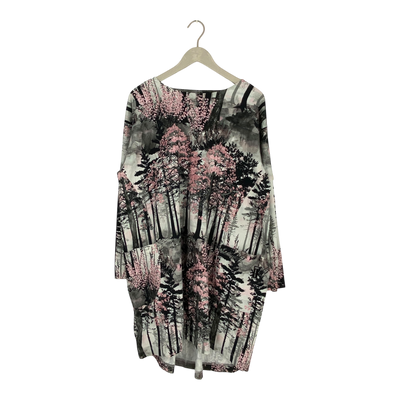 Ommellinen tricot dress, trees | woman XL/2XL