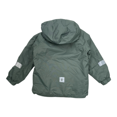 Reima raisio winter jacket, green | 110cm