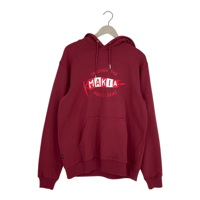 Makia sweatshirt, wine | unisex M