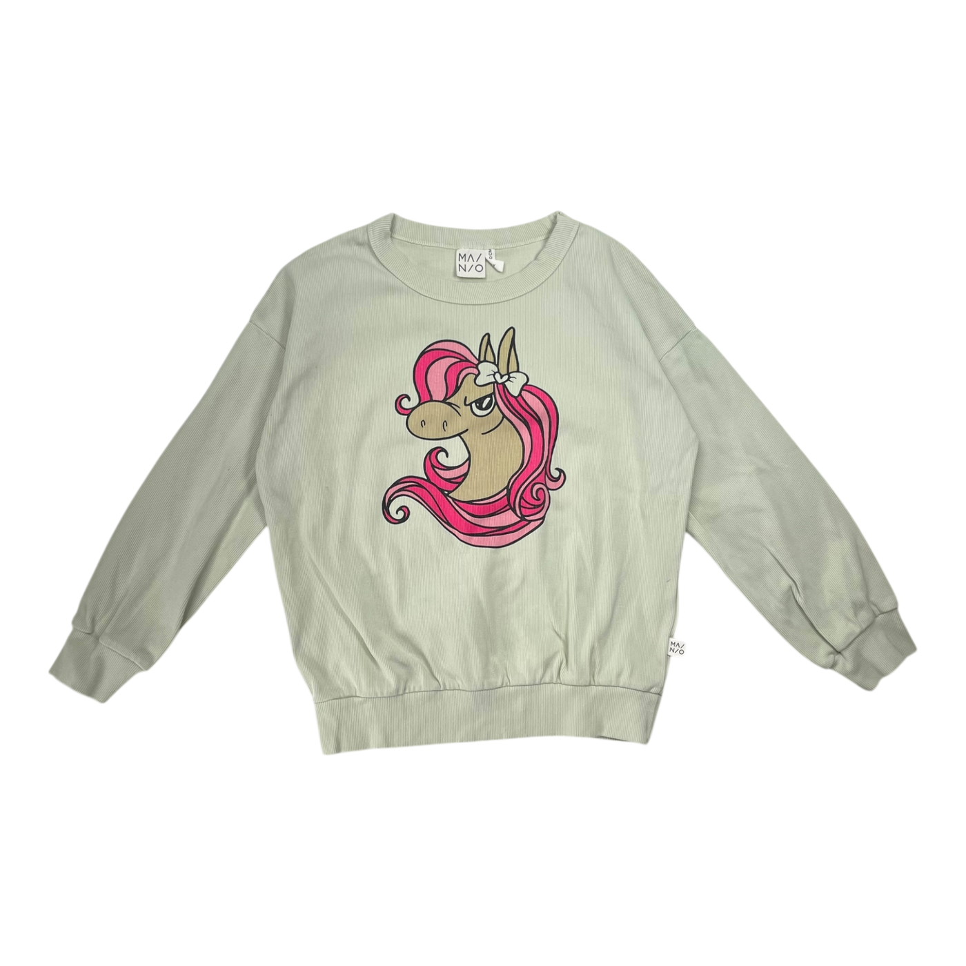 Mainio rib shirt, unicorn | 134/140cm