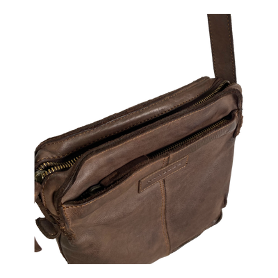 Harold's Bags leather submarine crossbag small, brown