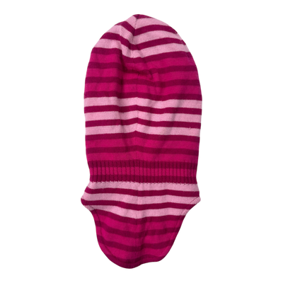 Reima wool balaclava, pink stripes | 4-7y