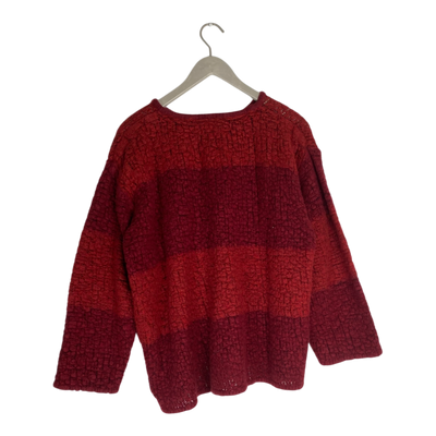 Marimekko knitted sweater, wine | woman M