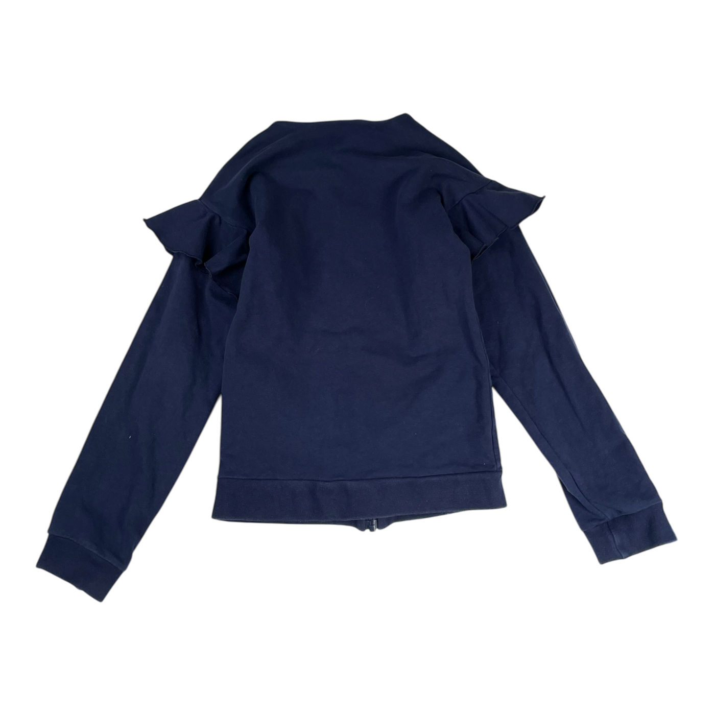 Gugguu frill zipper sweatshirt, midnight blue | 146cm