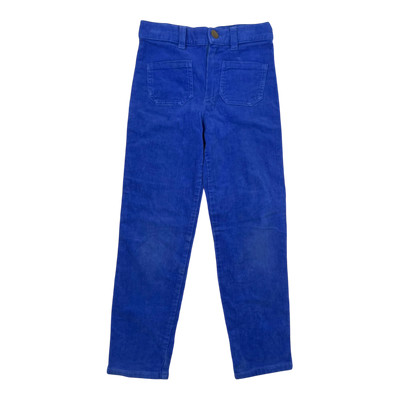 Metsola corduroy pants, blue | 122cm