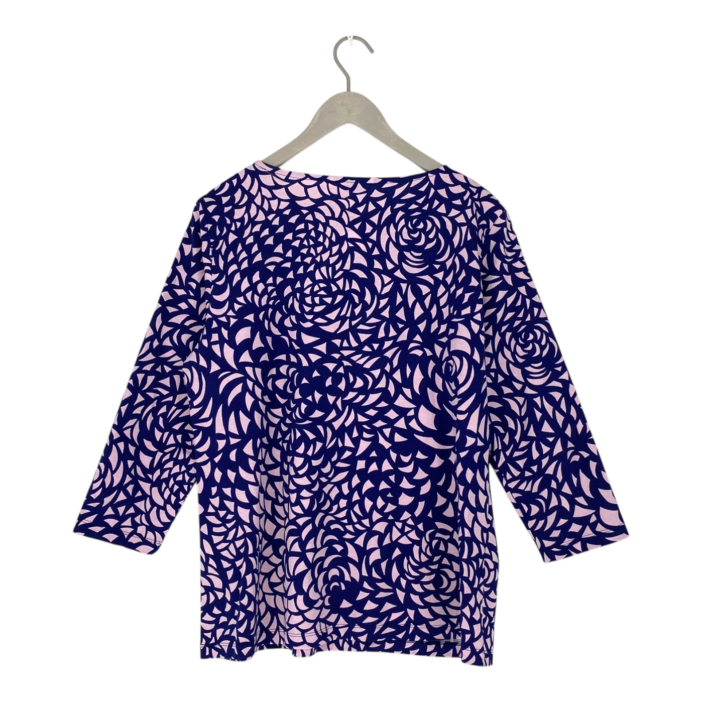 Marimekko ilma estelle shirt, pink/blue | woman XL