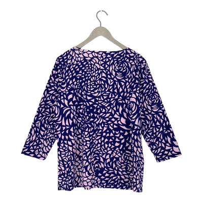 Marimekko ilma estelle shirt, pink/blue | woman XL