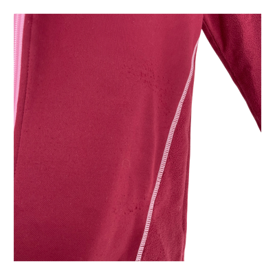 Kari Traa midlayer fleece jacket, wine red | woman S