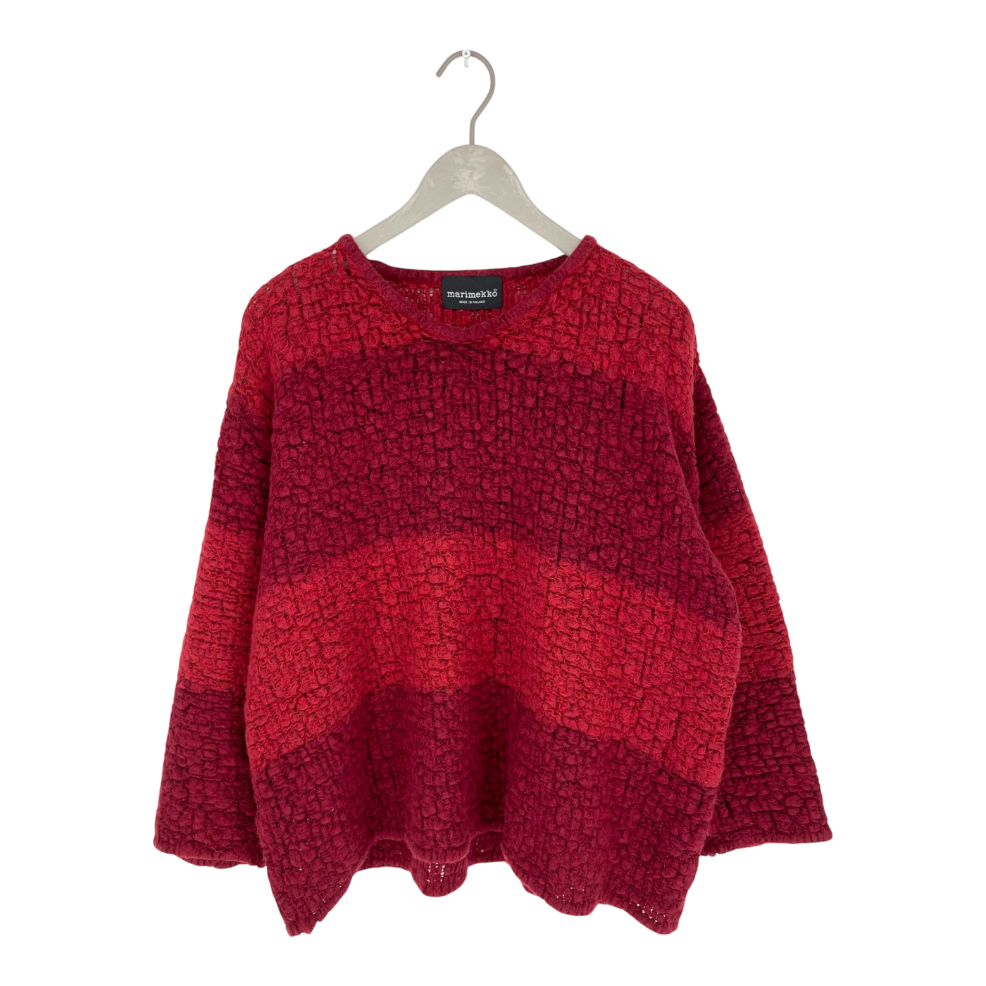 Marimekko knitted sweater, red | woman M