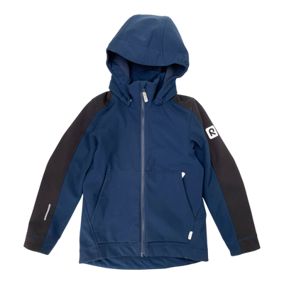 Reima sipoo softshell jacket, dark blue | 128cm