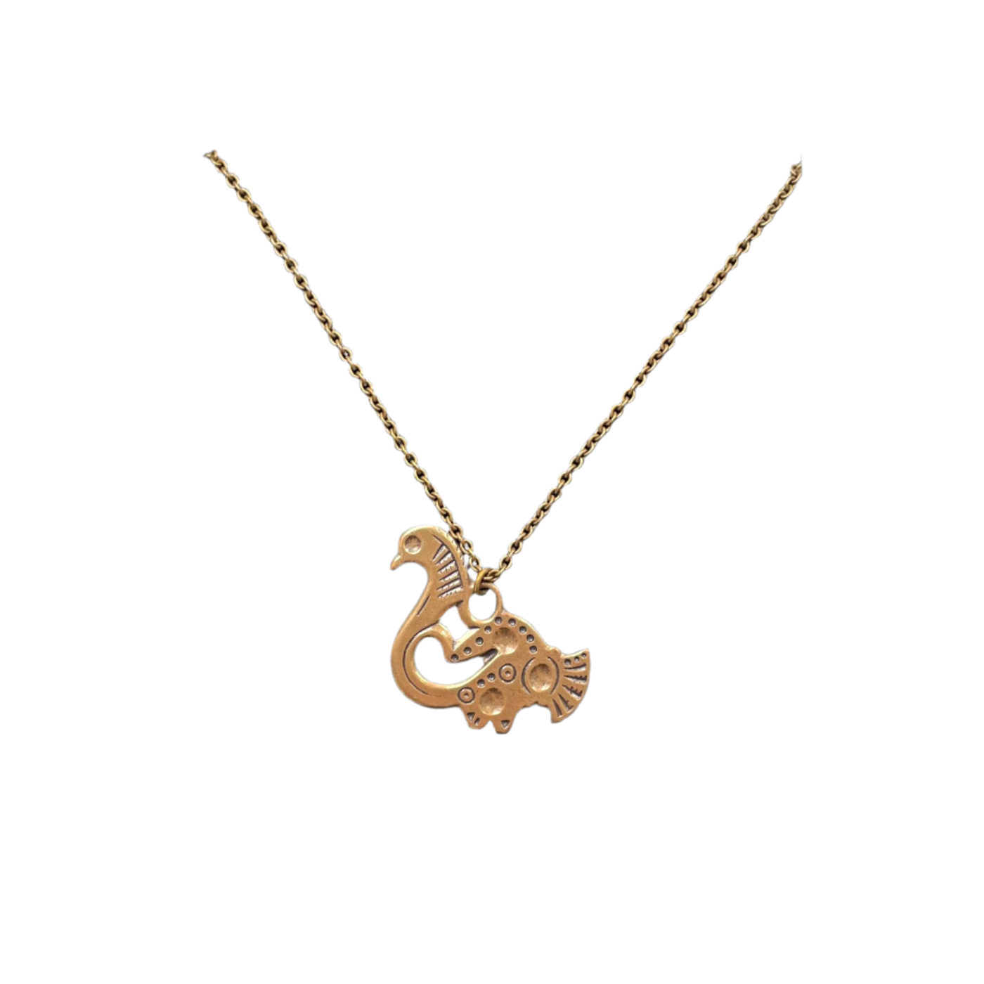 Kalevala Koru tampereen lintu necklace, bronze