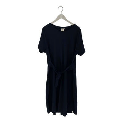 Kaiko t-shirt belted dress, black | woman XXL