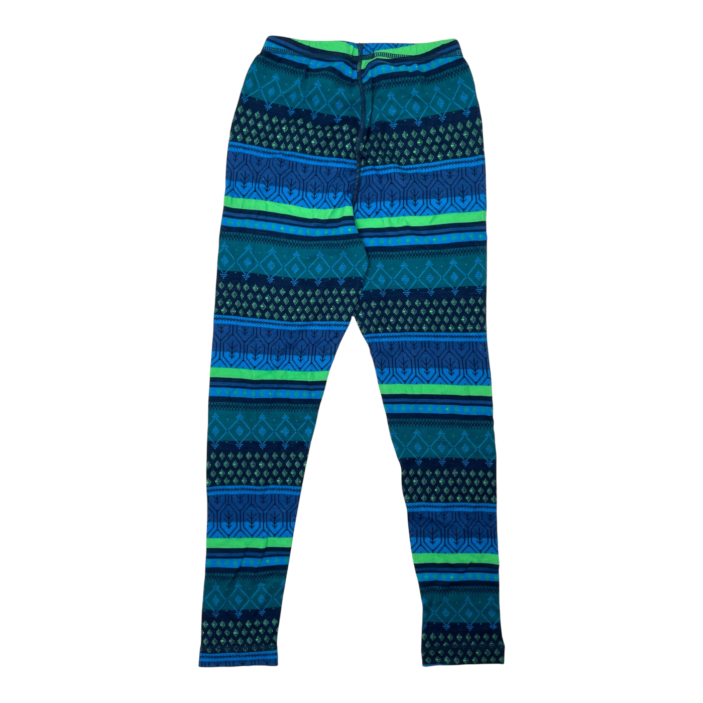 Reima taitoa wool baselayer set, blue/green | 130cm