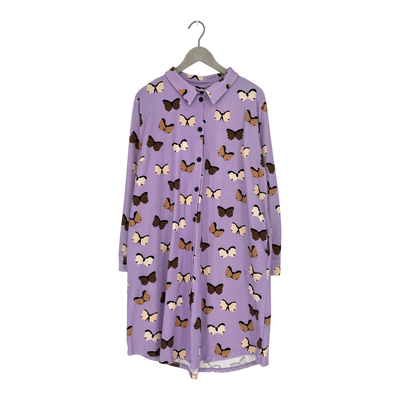 Yo Zen button shirt dress, butterfly | woman M/L