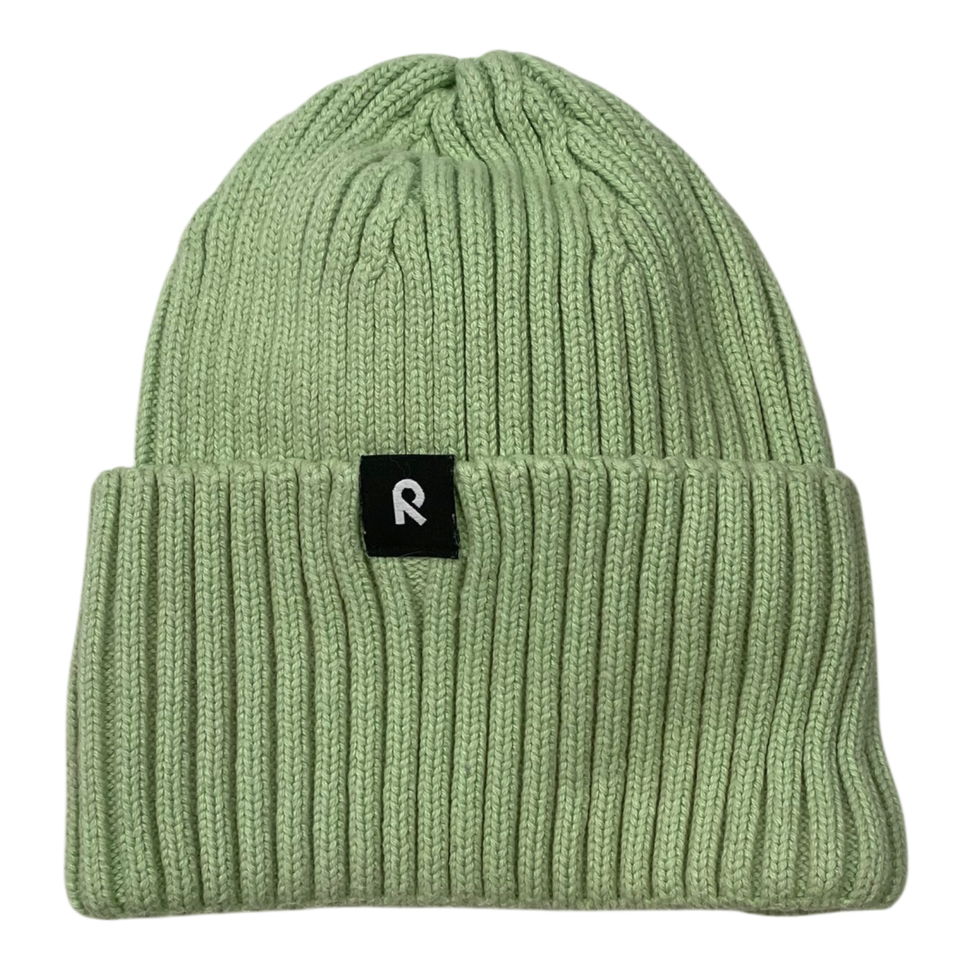 Reima hattara knitted beanie, tea green | 5-7y