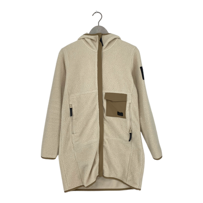 Halti klaidu fleece coat, beige | woman 36