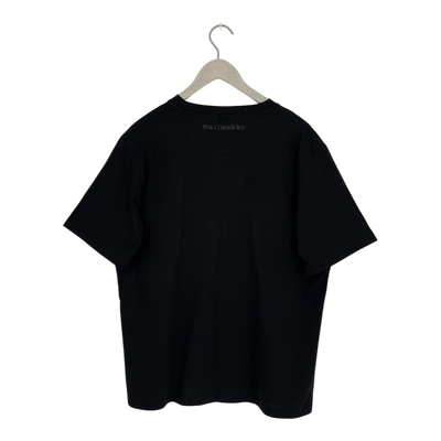 Marimekko t-shirt, black | unisex 2XL