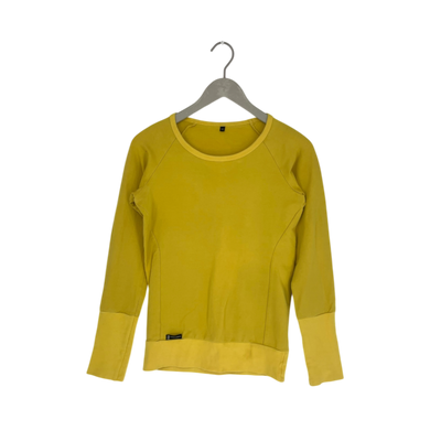 Ommellinen basic sweatshirt, yellow | woman XS