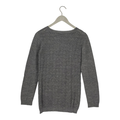 KARINFRAIDENRAIJ encaje knitted sweater, grey | woman L