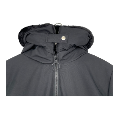 Embassy of Bricks and Logs riga ivy puffer coat, black | unisex S