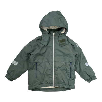 Reima raisio winter jacket, green | 110cm