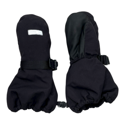 Reima ote winter gloves, black | 4-6y