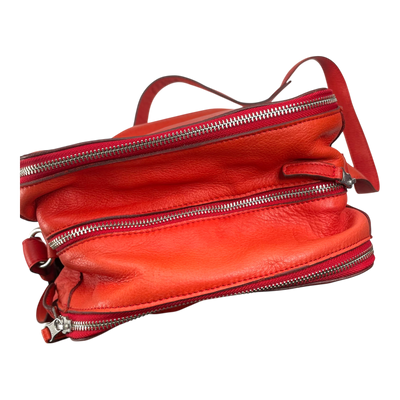 Harold's Bags leather tryo shopper, red