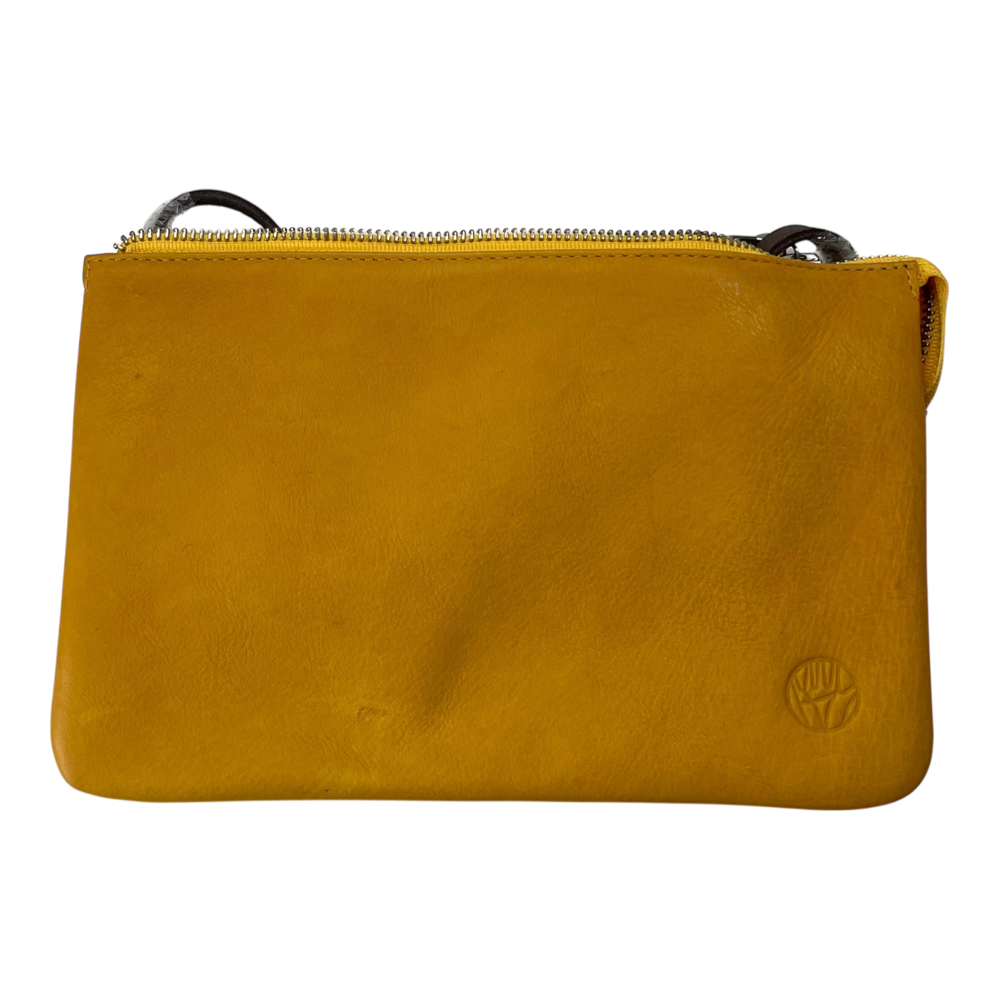 Harold's Bags leather chaza crossbag medium, yellow