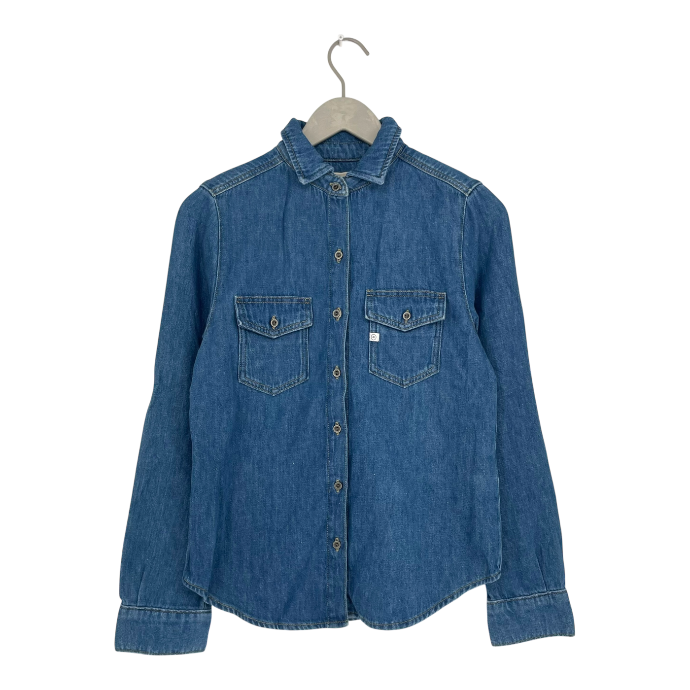 Mud Jeans shirley denim shirt, denim blue | woman S